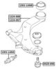 ASVA 1201-LANS Control Arm-/Trailing Arm Bush